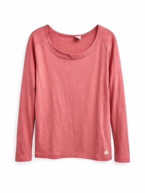 Adidas Pink Long Sleeve Shirt Women’s Small Athletic Lightweight Pullover Top